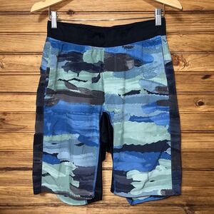 Lululemon Athletic Shorts Mens Small Gym Training Workout Multicolor Pockets